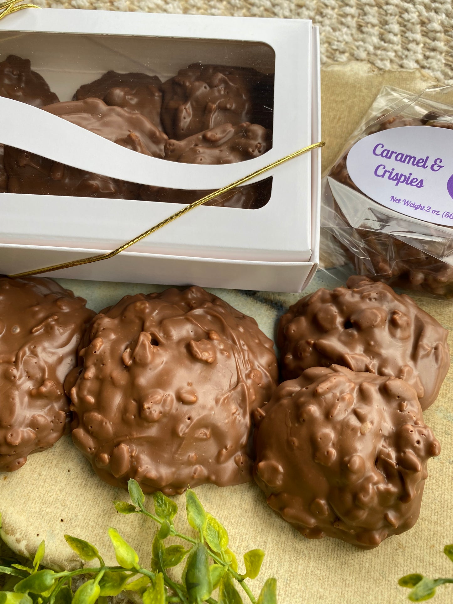 Caramel & Crispy Filled Chocolates
